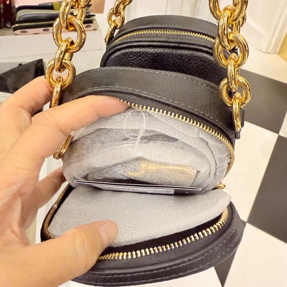 Kate Spade Jolie Chain Phone Leather Crossbody Purse KI517 Black - Picture 6 of 16